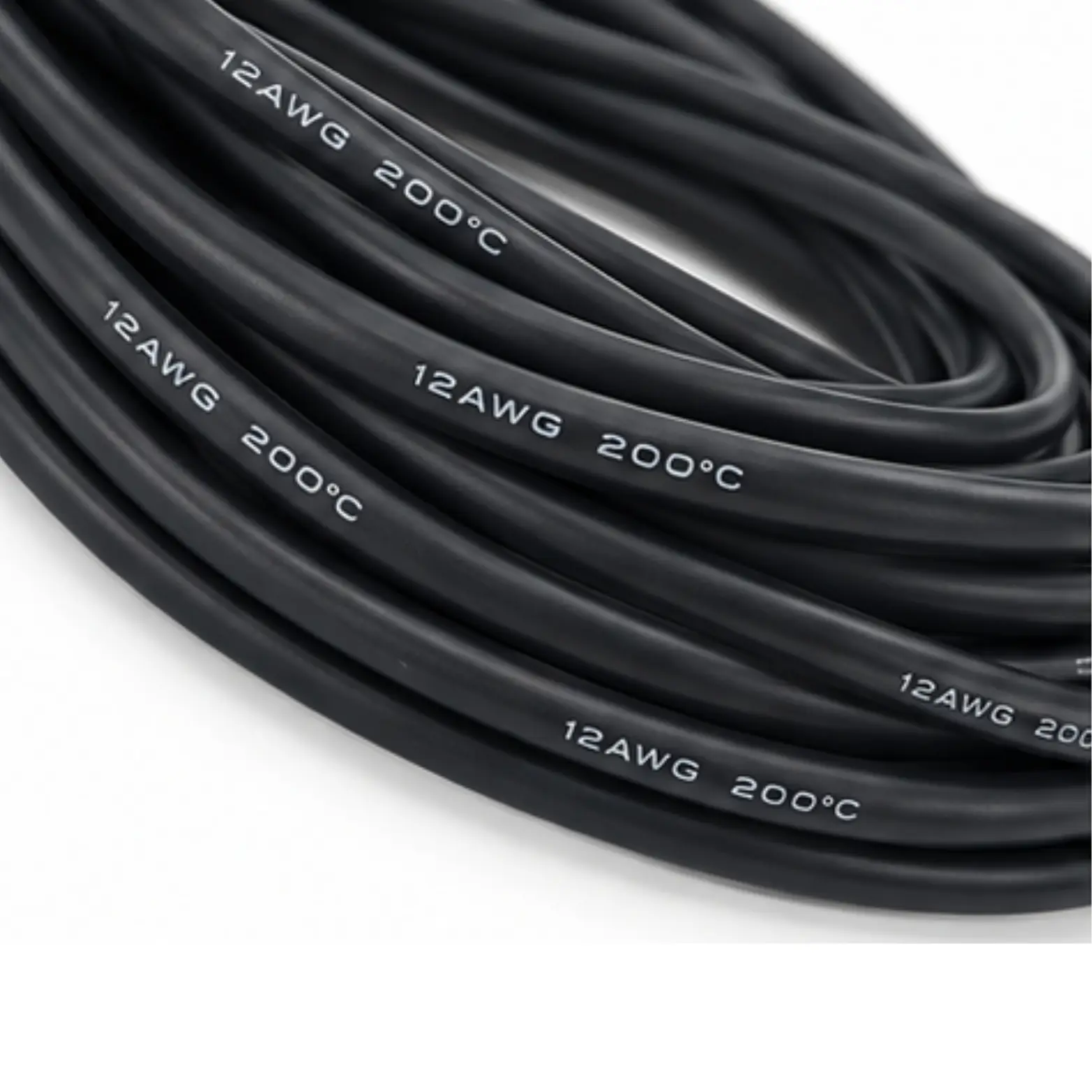 SILICONE WIRE 12AWG BLACK - Image 2